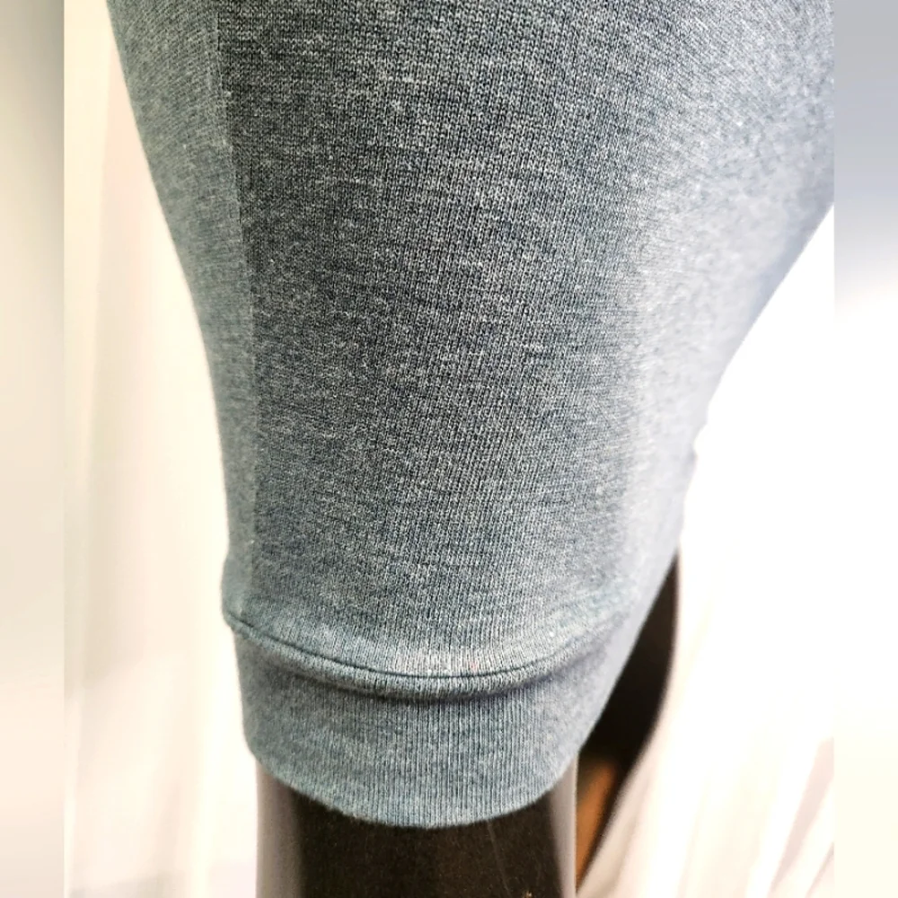 Green-Blue Sleeveless Dress with Cowl Neck -Mannequin Worn Only. - Picture 7 of 16